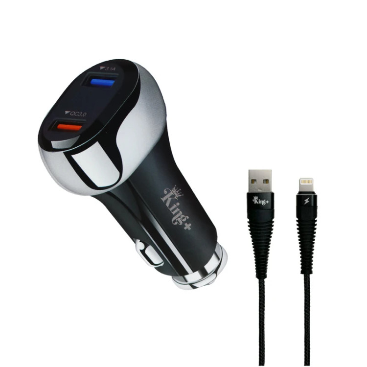 شارژر فندکی برند +King مدل HK-09