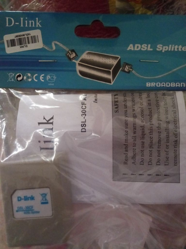اسپلیتر ADSL برند D‑Link مدل DSL‑30CF
