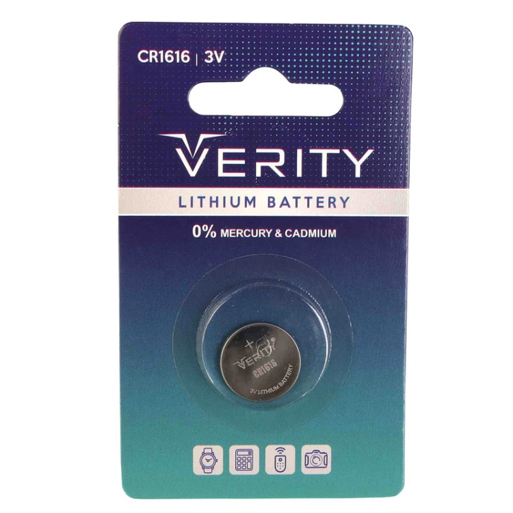 باتری سکهای Verity CR1616 / 3V