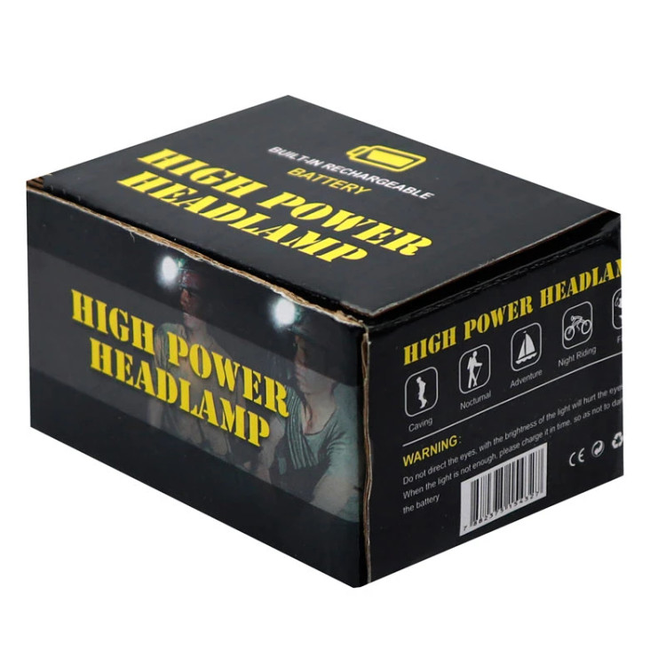 چراغقوه پیشانی هدلایت شارژی High Power Head Lamp