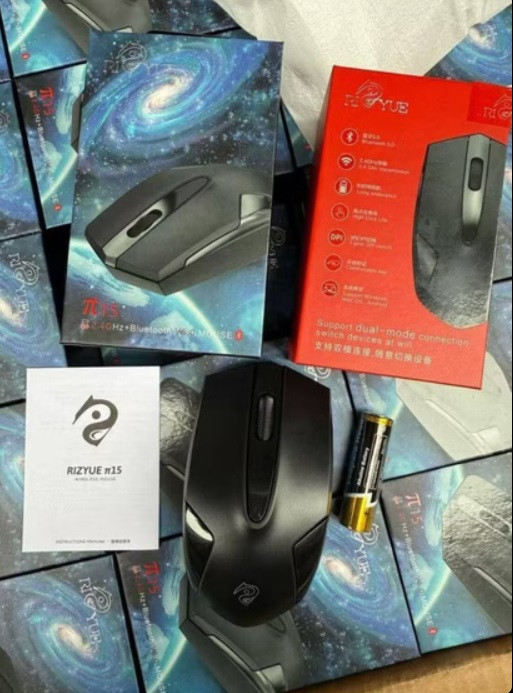 موس بیسیم بلوتوثی و دانگل دار RIZYUE مدل P15